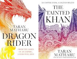SIGNED FIRST EDITION SET: Dragon Rider/Tainted Khan (Soulbound saga) - Taran Matharu