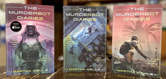 SIGNED BOOKPLATE SET: The Murderbot Diaries Volumes 1-3 - Martha Wells
