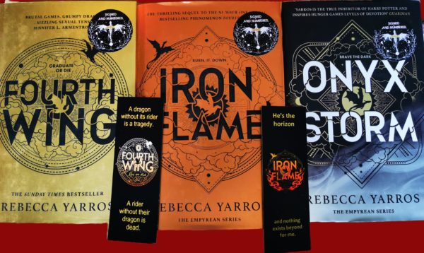 STAMP SIGNED/LINED LIMITED EDITION SET: Empyrean Trilogy – Rebecca Yarros (Flame Editions) - Image 9
