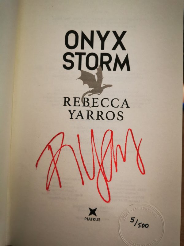 STAMP SIGNED/LINED NUMBERED EDITION SET: Empyrean Trilogy – Rebecca Yarros - Image 10