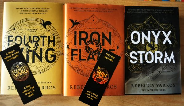 STAMP SIGNED/LINED NUMBERED EDITION SET: Empyrean Trilogy – Rebecca Yarros